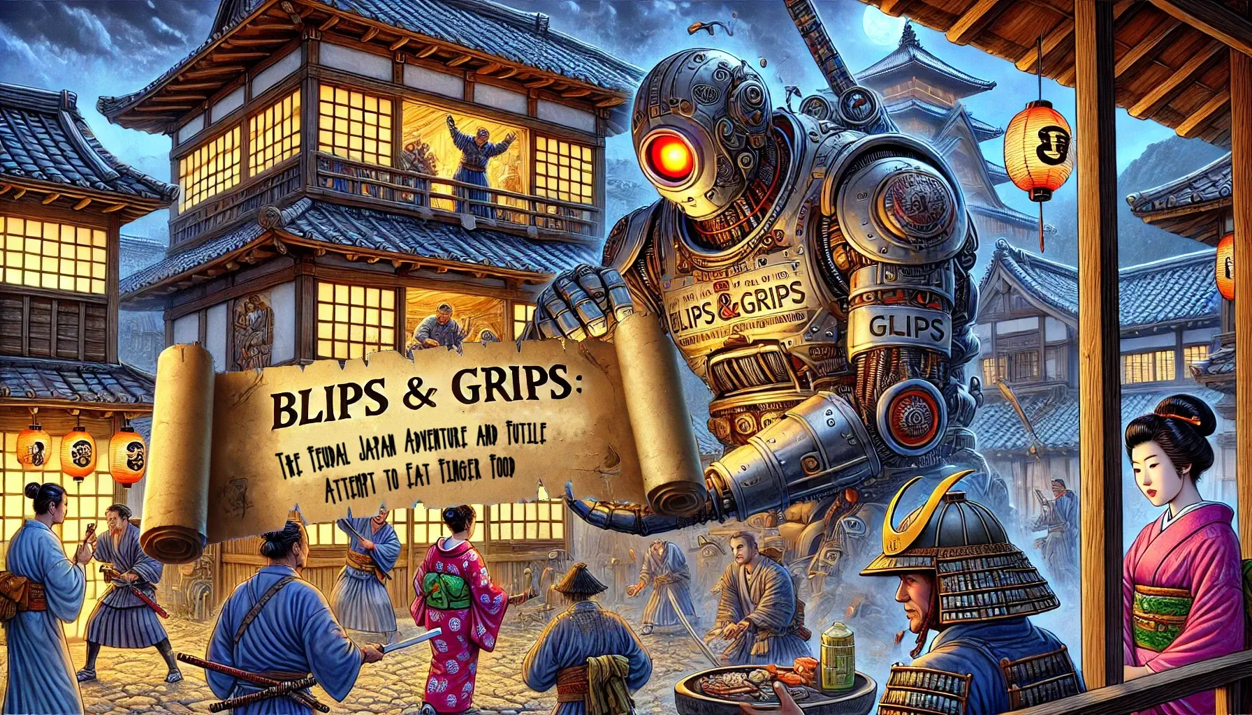 The Feudal Japan Adventure and Futile Attempt to Eat Finger Food