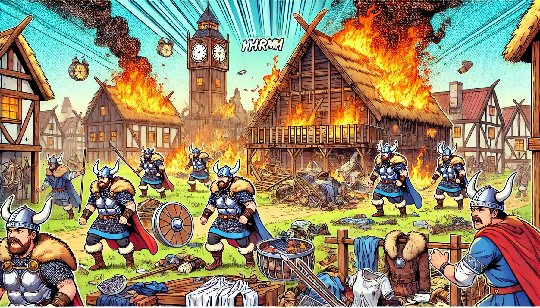 Escaping with Dirty Viking Laundry