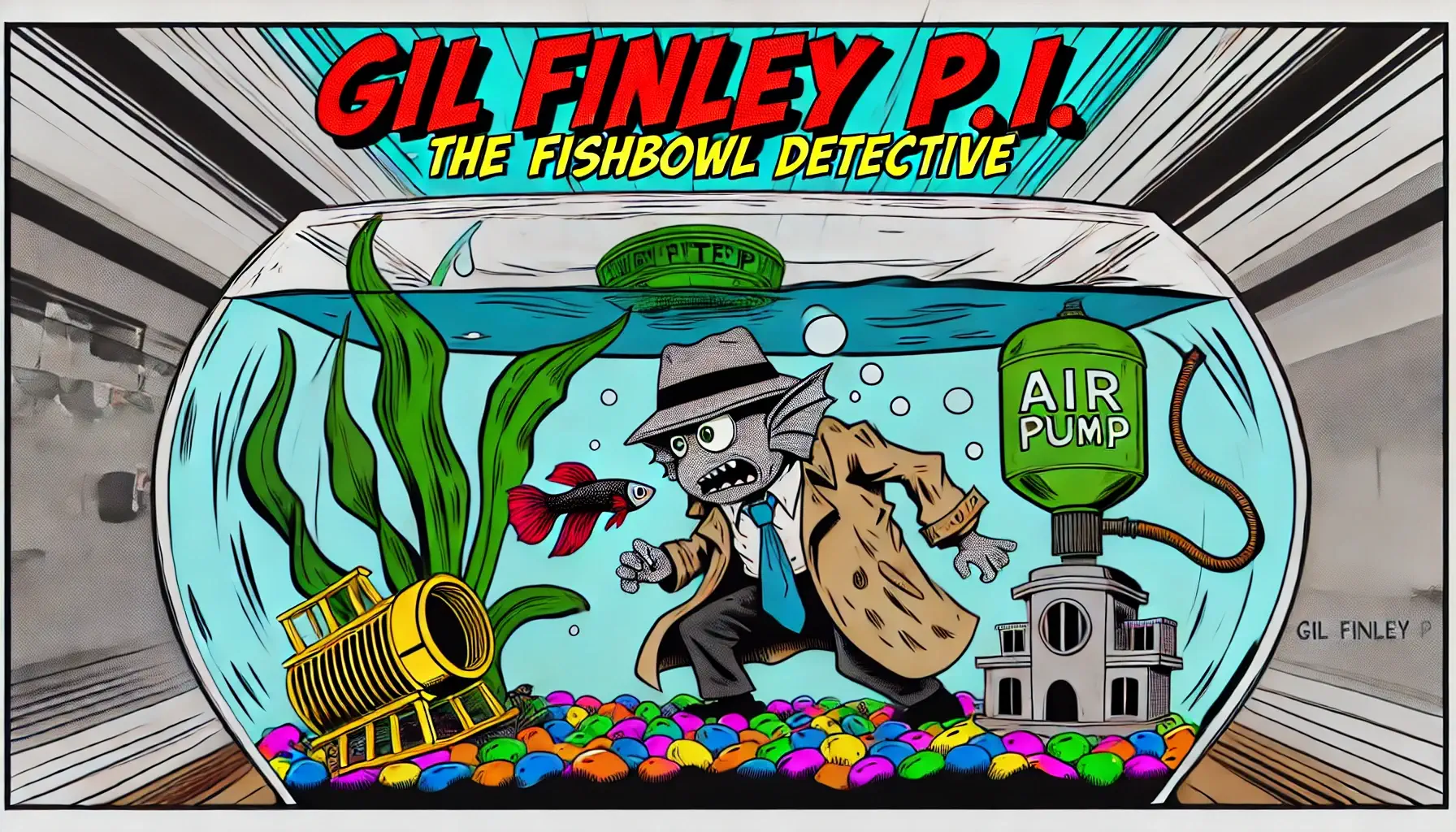 Gil Finley, P.I. Banner