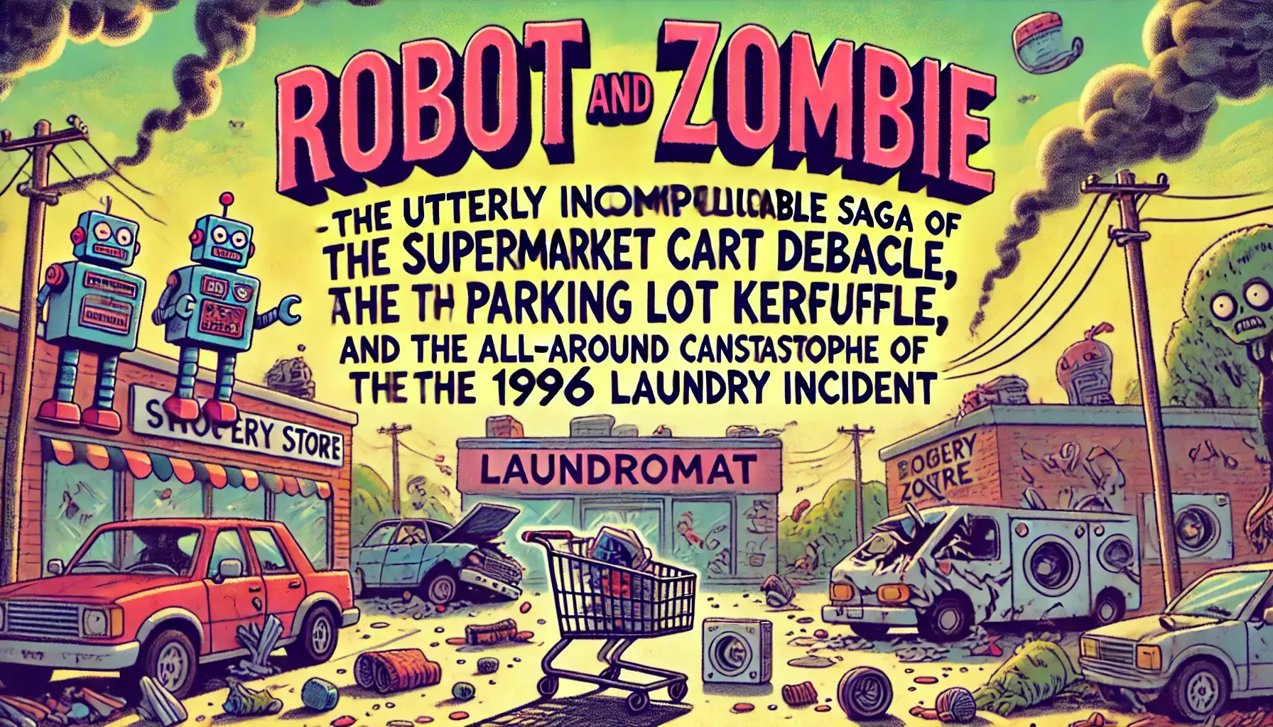 The Utterly Incomprehensible Saga of the Supermarket Cart Debacle, The Parking Lot Kerfuffle, and The All-Around Catastrophe of the 1996 Laundry Incident